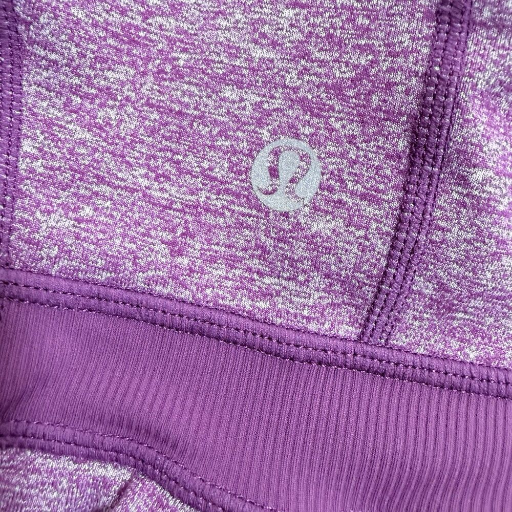 Lululemon RARE Peplum Pleated Riding Jacket in Heathered Ultra Violet Size 10 - Picture 7 of 16